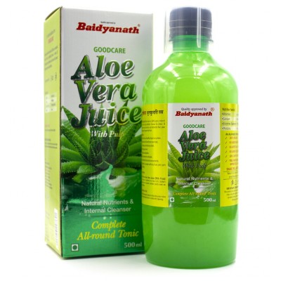 Сік Алоє Віра / Aloe Vera Juice with Pulp - зміцнює імунітет, покращує процеси травлення, антиоксидант - Baidyanath - 500 мл