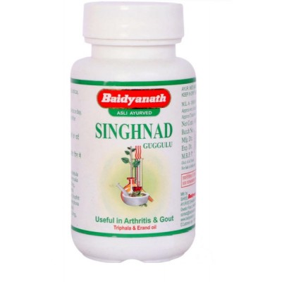Синханади гуггул / Singhnad guggulu - артрит, несварение, потеря энергии - Бадьянатх - 80 таб