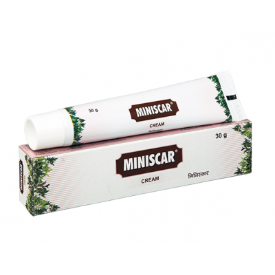Минискар крем / Miniscar cream - для заживания рубцов, шрамов и других повреждений кожи - Чарак - 30 гр