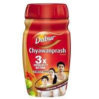 Чаванпраш - Тройной иммунитет 500 гр + мед 50г / Chyawanprash 3 times Immunity - Дабур