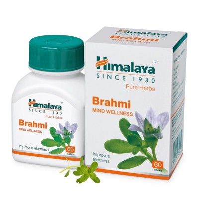 Брахмі / Брамі / Brahmi - тонік для активності мозку, покращення пам&#39;яті - Хімала - 60 таблеток