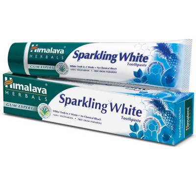 Зубная паста Спарклинг Вайт / Sparkling white - отбеливающая - Хималая - 80 гр