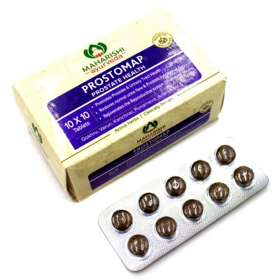 Простомап / Prostomap - при увеличении простаты - Махариши Аюрведа - 100 таб.