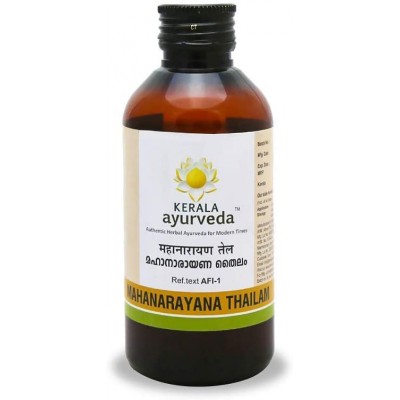 Маханараяна таил / Mahanarayan taila - тонизирующее масло, устраняет напряжение и боль в мышцах и суставах - Керала Аюрведа - 200 мл