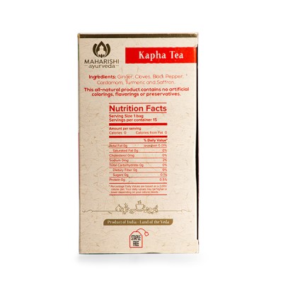 Чай Кафа / Kapha Tea - улучшение пищеварения, при простуде - Махариши Аюрведа - 15 пак