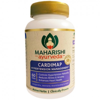 Кардимап / Cardimap - при гипертонии, аритмии, бессоннице, неврозах - Махариши Аюрведа - 60 таб