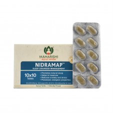Нидрамап / Nidramap - бессонница, улучшение качества сна - Махариши Аюрведа - 10 таб (блистер)