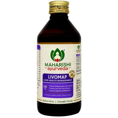 Ливомап сироп / Livomap syrup - улучшение работы печени - Махариши Аюрведа - 200 мл
