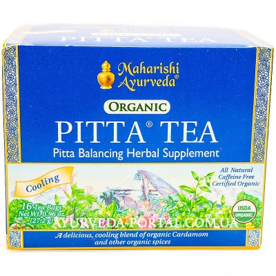 Чай Питта / Pitta Tea - охлаждающий и успокаивающий - Махариши Аюрведа - 16 пак