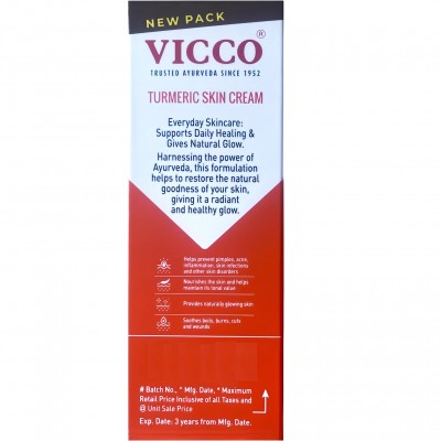 Крем Викко Турмерик / Vicco Turmeric - крем для лица и тела - 30 гр