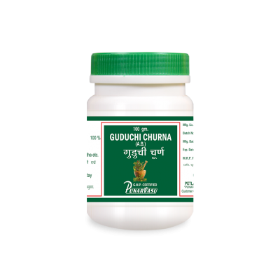 Гудучи чурна (порошок) / Guduchi churna - усиление иммунитета, противовирусное, улучшение пищеварения, омоложение - 100 гр. Пунарвасу