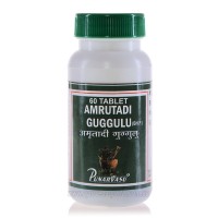 Амрітаді гуггул / Amrutadi guggulu - при подагрі, артриті, артрозі - Пунарвасу - 60 таб