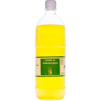 Кунжутное масло / Sesame oil - омоложение кожи - Пунарвасу - 1 л