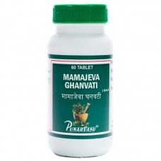 Мамаджева экстракт / Mamejava Ghanvati - при повышенном сахаре, выработка инсулина - Пунарвасу - 120 таб