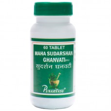 Махасударшан гханвати / Maha sudarshan ghanvati - при простуде, гриппе и инфекции - Пунарвасу - 60 таб