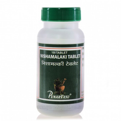 Нишаамалаки таблет / Nishamalaki tablet - Пунарвасу - 100 таб