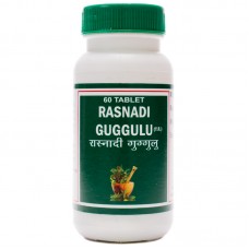 Раснаді гуггул / Rasnadi guggulu - подагра, ревматизм, ревматоїдні артрити, остеоартрити, невралгія, люмбаго, шийний спондильоз - Пунарвасу - 60 таб