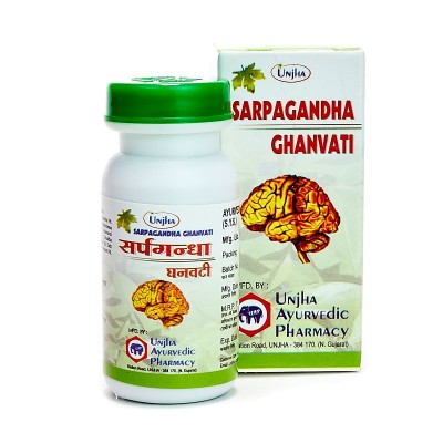 Сарпаганда гханвати / Sarpagandha Ghanvati - аритмия, гипертония - Унжа - 40 таб