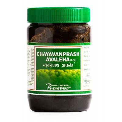 Чаванпраш с шафраном премиум / Chyawanprash with Saffron premium - Пунарвасу - 500 гр