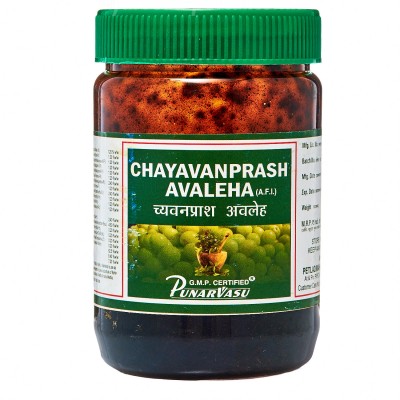 Чаванпраш с шафраном премиум / Chyawanprash with Saffron premium - Пунарвасу - 500 гр