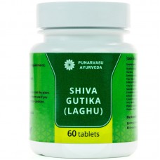 Шива гутика лагху / Shiva gutika (laghu) - омоложение, нормализация обмена веществ, очищение от токсинов - Пунарвасу - 60 таб