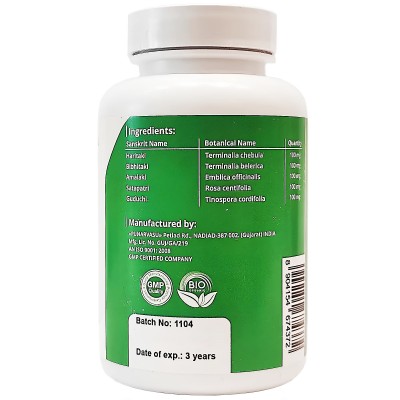 Трифала Макс / Triphala Max - Пунарвасу - 120 таб.