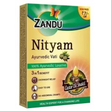 Нітьям Занду / Nityam Zandu 10 таб. - ефективне усунення закрепів, натуральне послаблююче та проносне