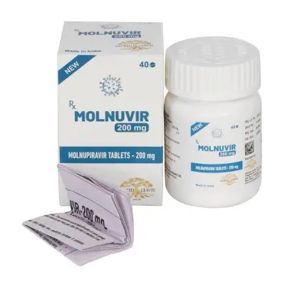 Молнувір - Молнупіравір / Molnupiravir - Ковід, Covid-19 - Sacred Leaves - 200 мг, 40 таблеток