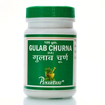 Порошок лепестков роз - Гулаб чурна - розовая матча / Gulab churna - Пунарвасу - 100 гр